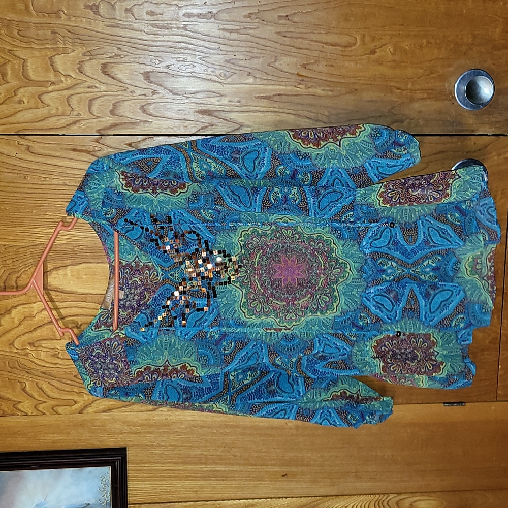 A pretty paisley blouse